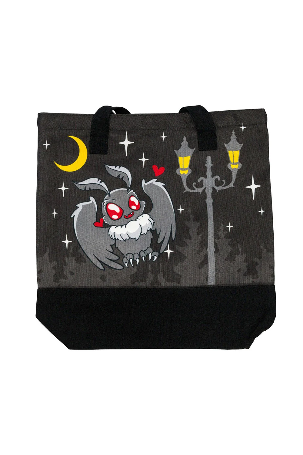 Cute Mothman Canvas Tote Bag - Image 3