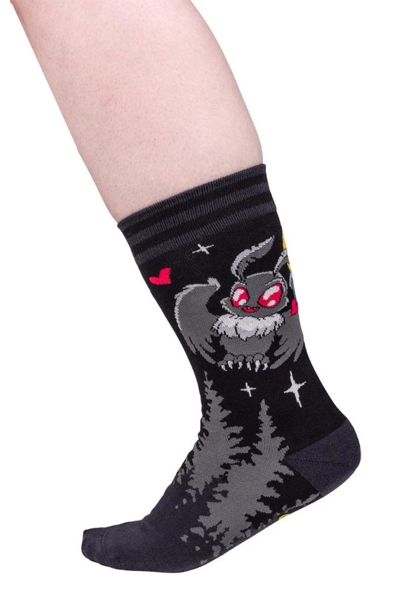 Cute Mothman Crew Socks - Image 4