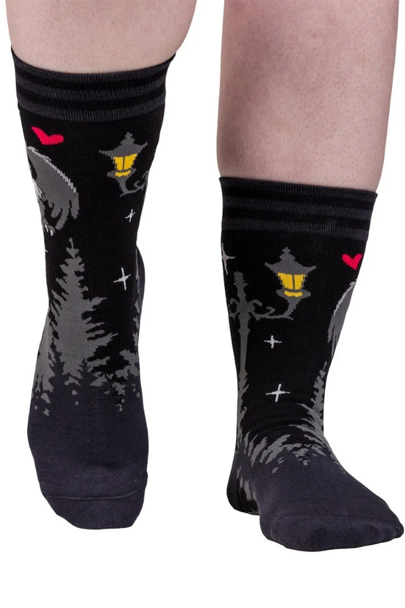 Cute Mothman Crew Socks - Image 5