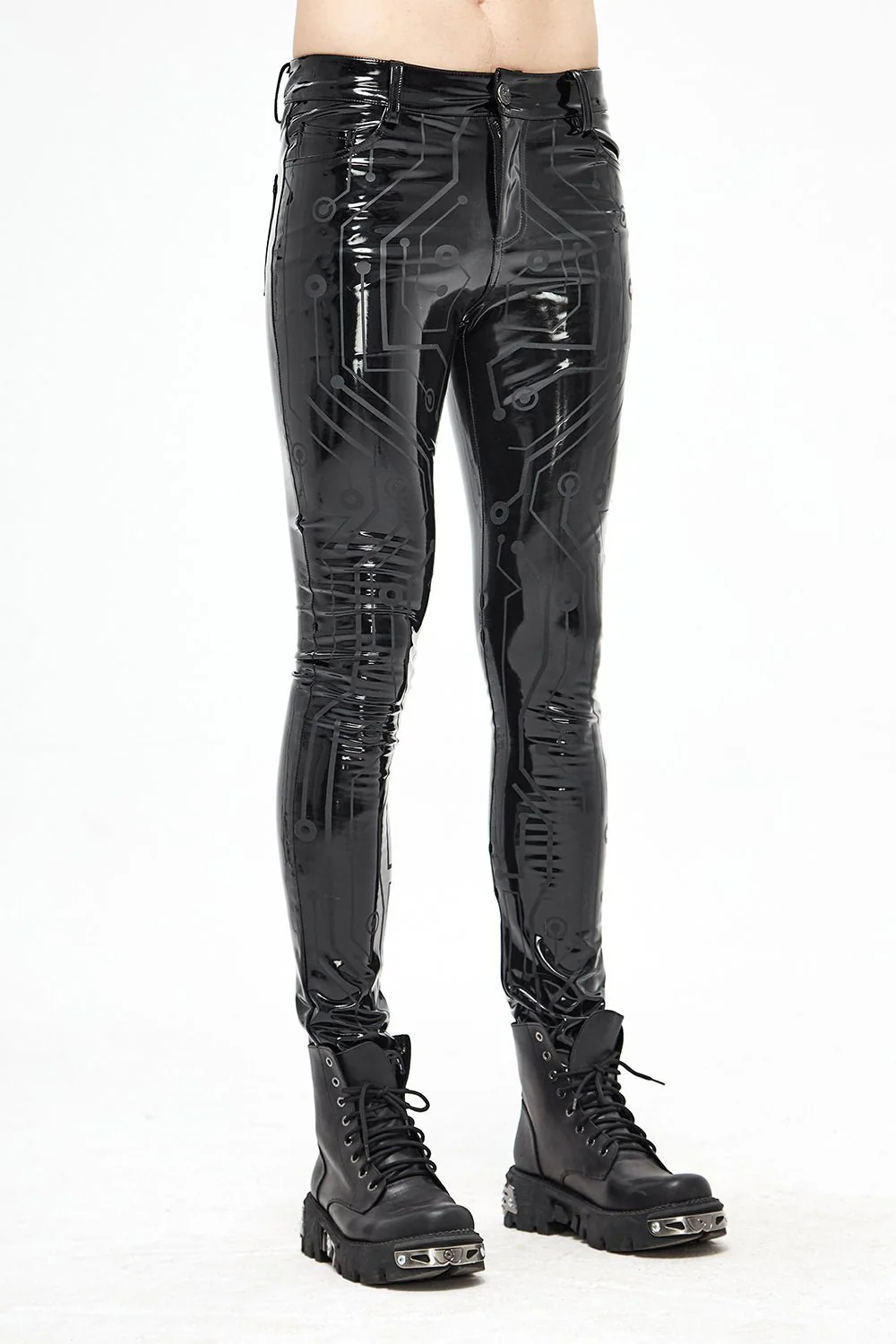 Cyber Corpse Vinyl Pants - Image 2