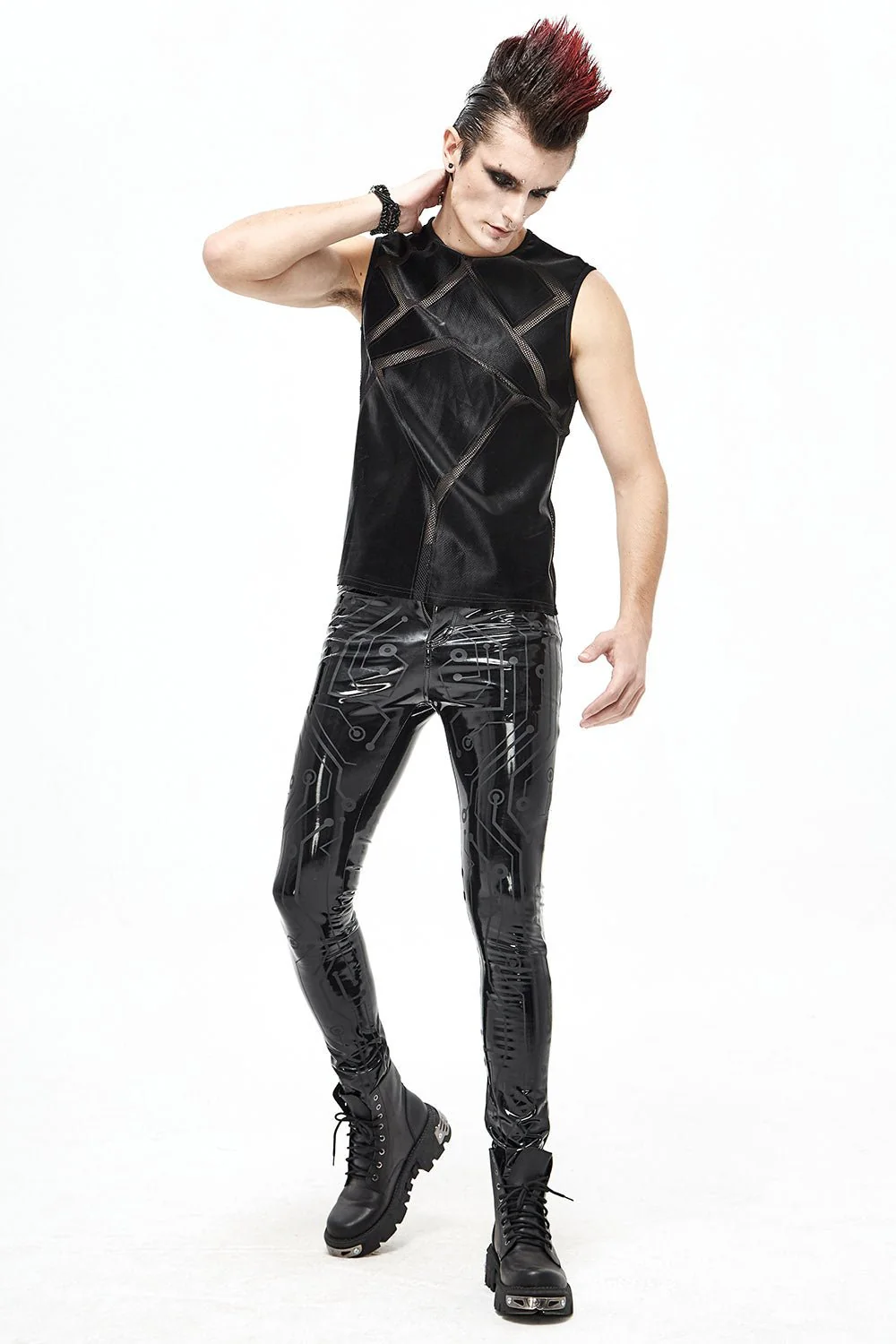 Cyber Corpse Vinyl Pants - Image 8