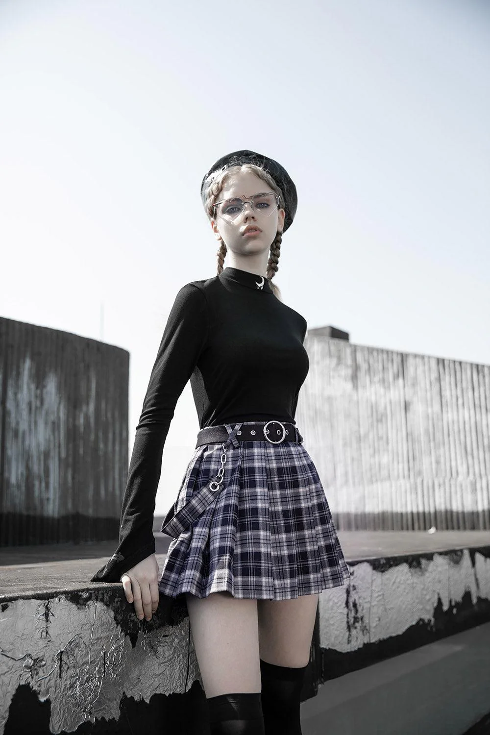 Dark Academia Skater Skirt - Image 6