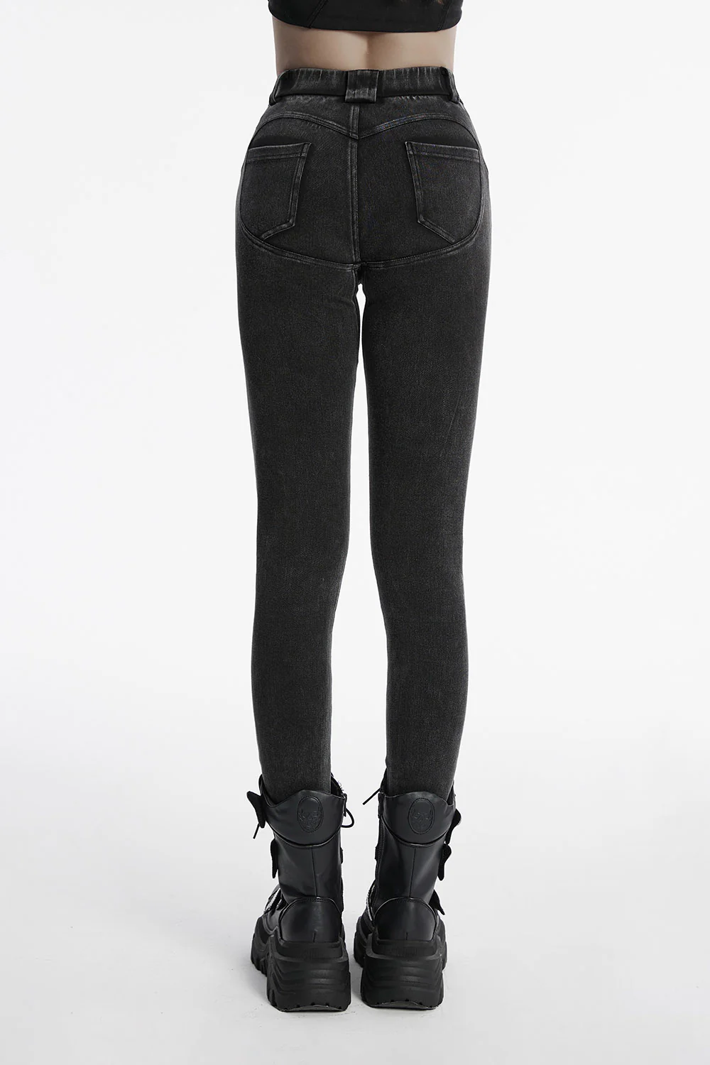 Dark Altar Distressed Skinny Jeans - Image 3