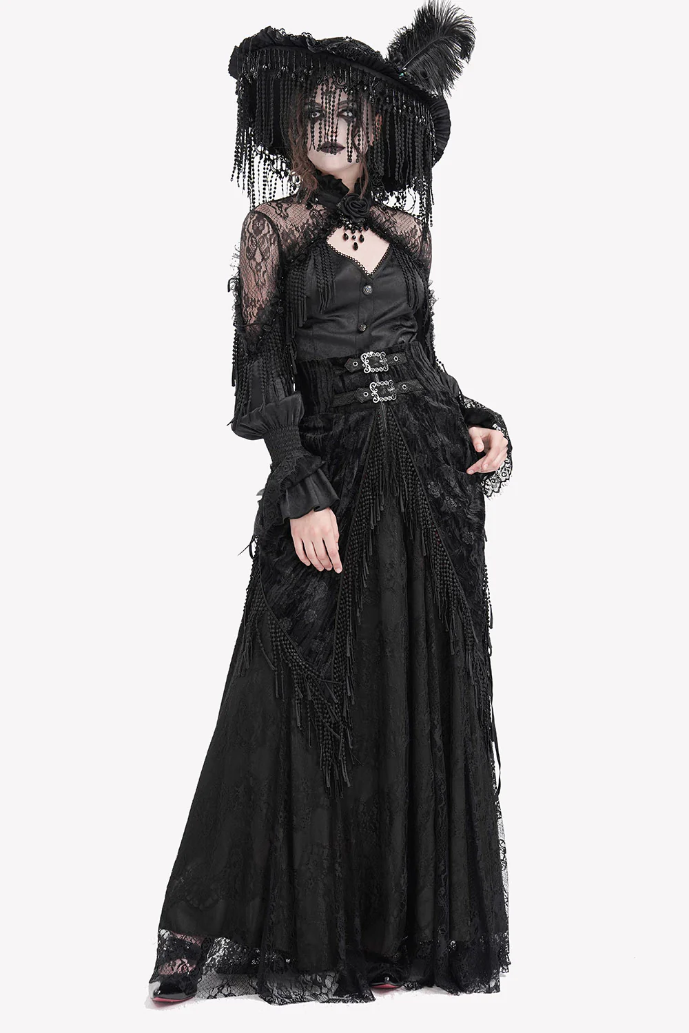 Dark Carriage Bustle Skirt - Image 2