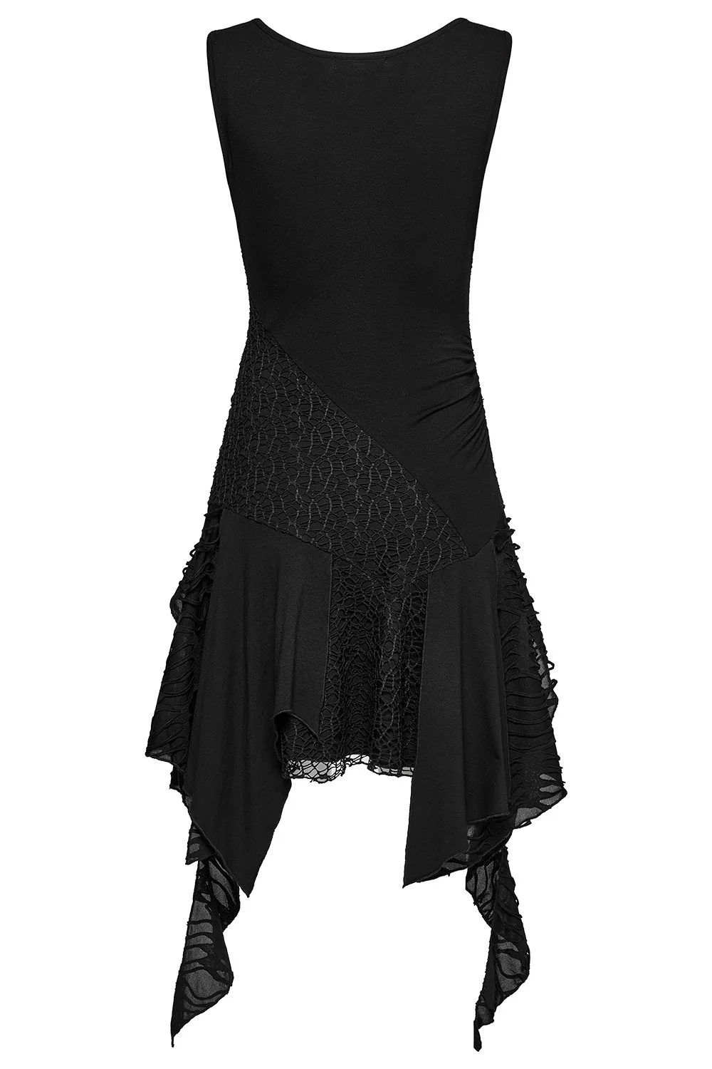 Dark Fairy Irregular Sleeveless Dress - Image 8