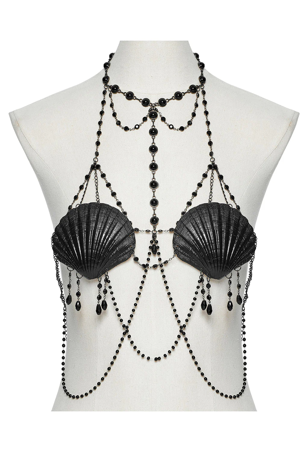 Dark Siren Seashell Chain Harness - Image 2