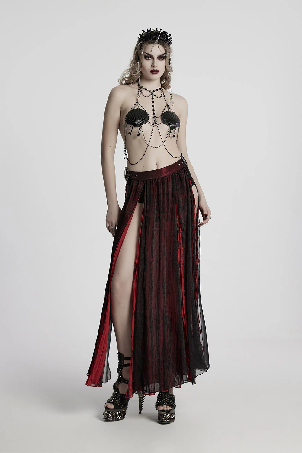Dark Siren Seashell Chain Harness - Image 7