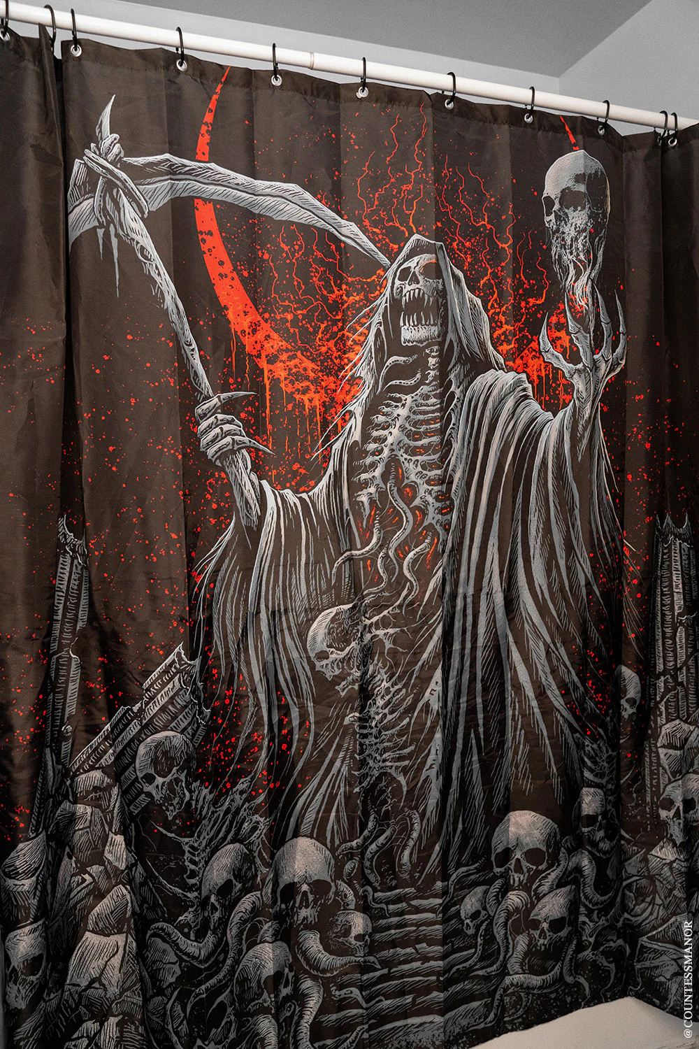 Dark Warlock Shower Curtain