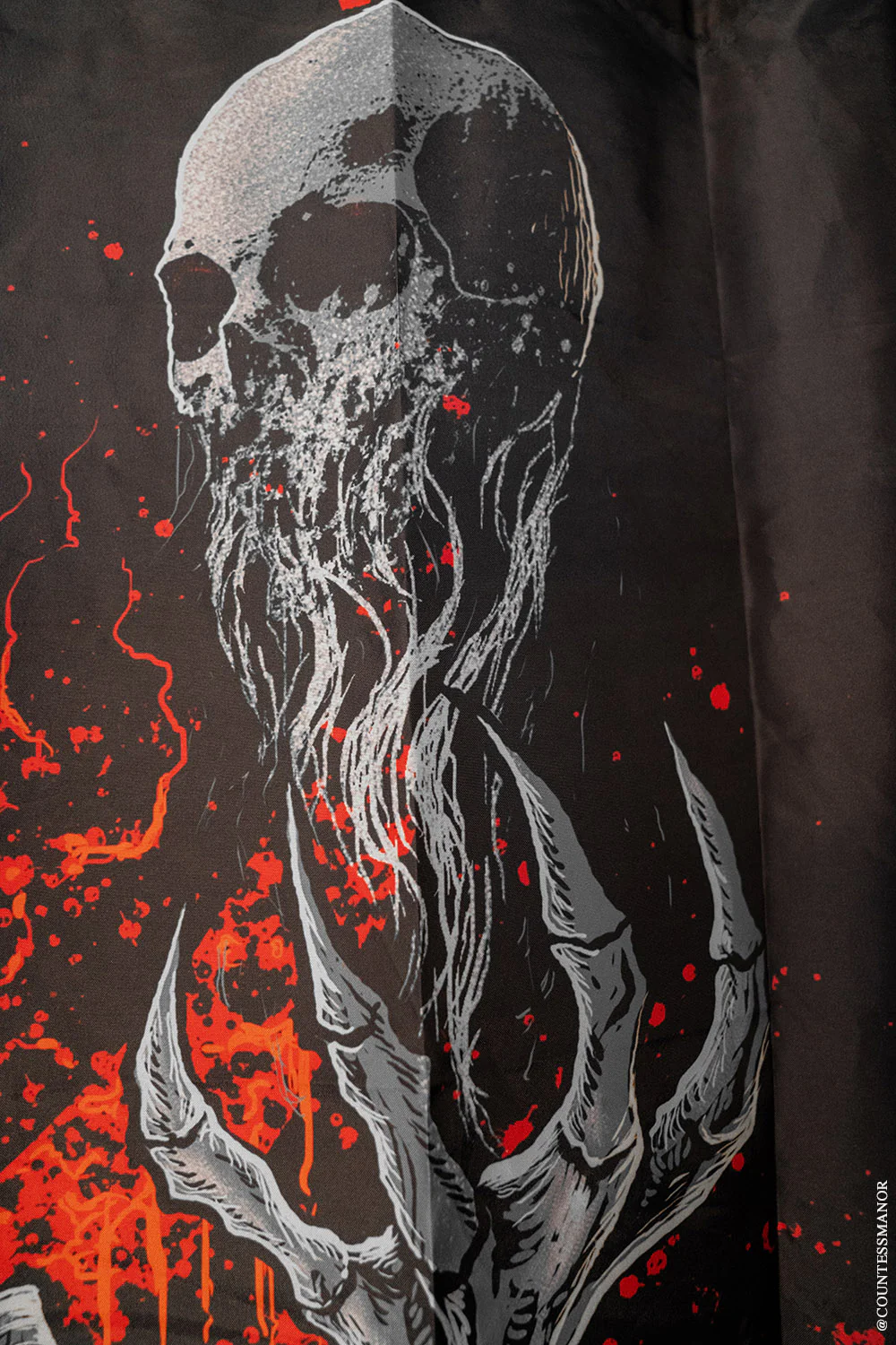 Dark Warlock Shower Curtain - Image 3