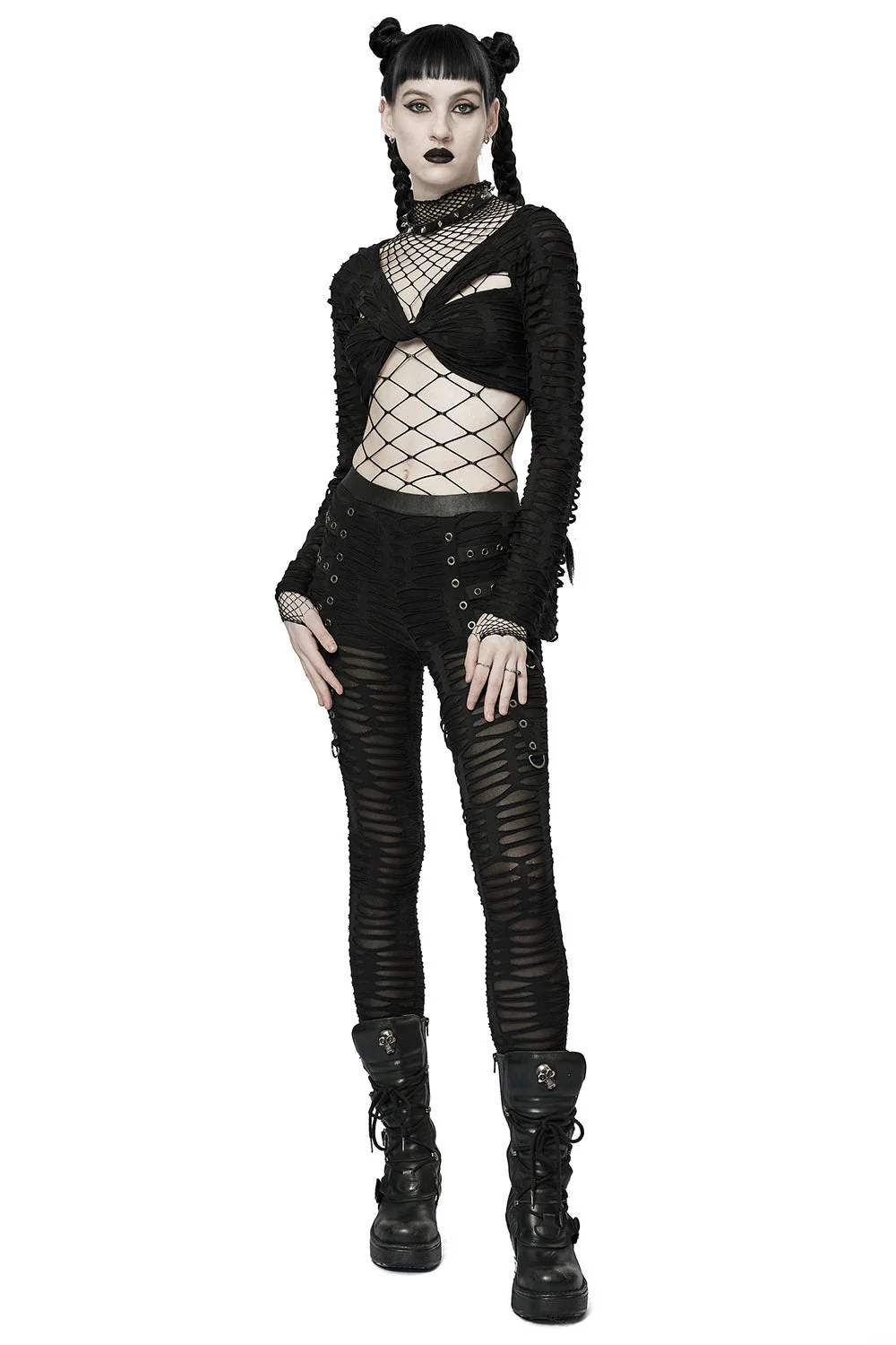 Dead Girl Fishnet Bodysuit [BLACK] - Image 4