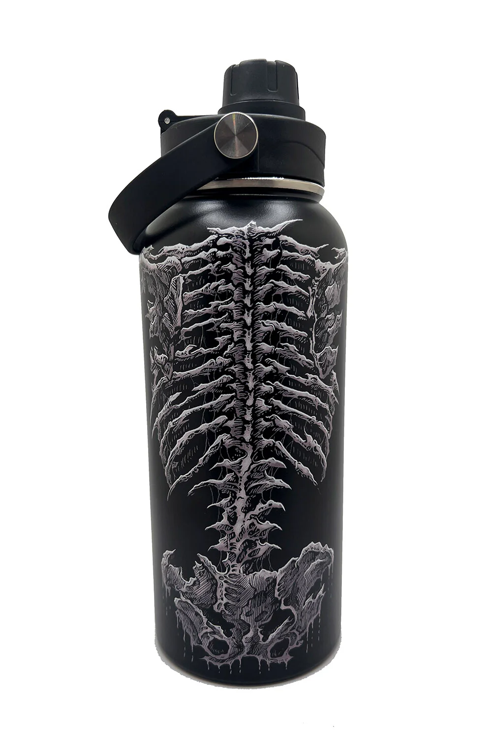 Dead Inside Skeleton 32 Oz Water Bottle - Image 12