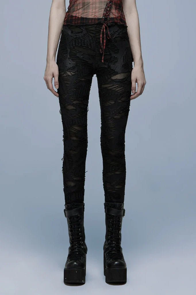 Dear Diary Distressed Leggings