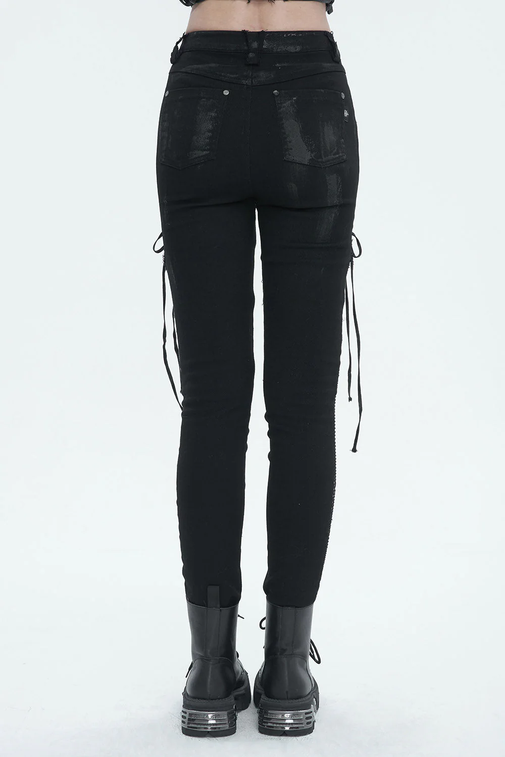 Death Notice Distressed Skinny Jeans - Image 4