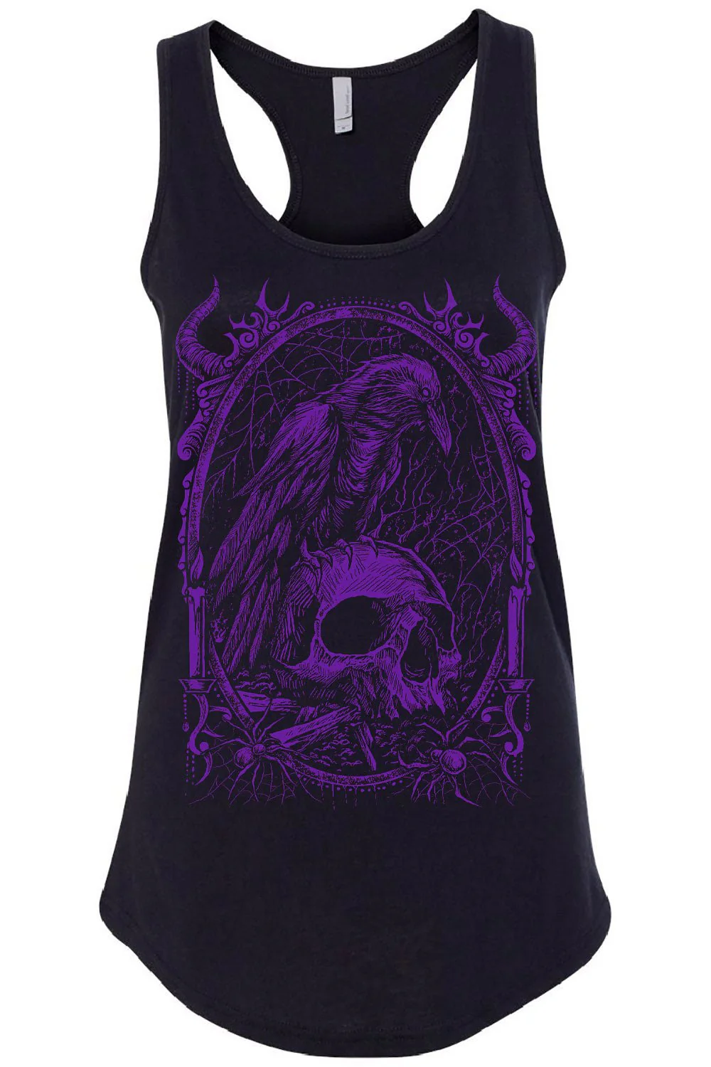 Death Raven T-shirt [PURPLE] - Image 8