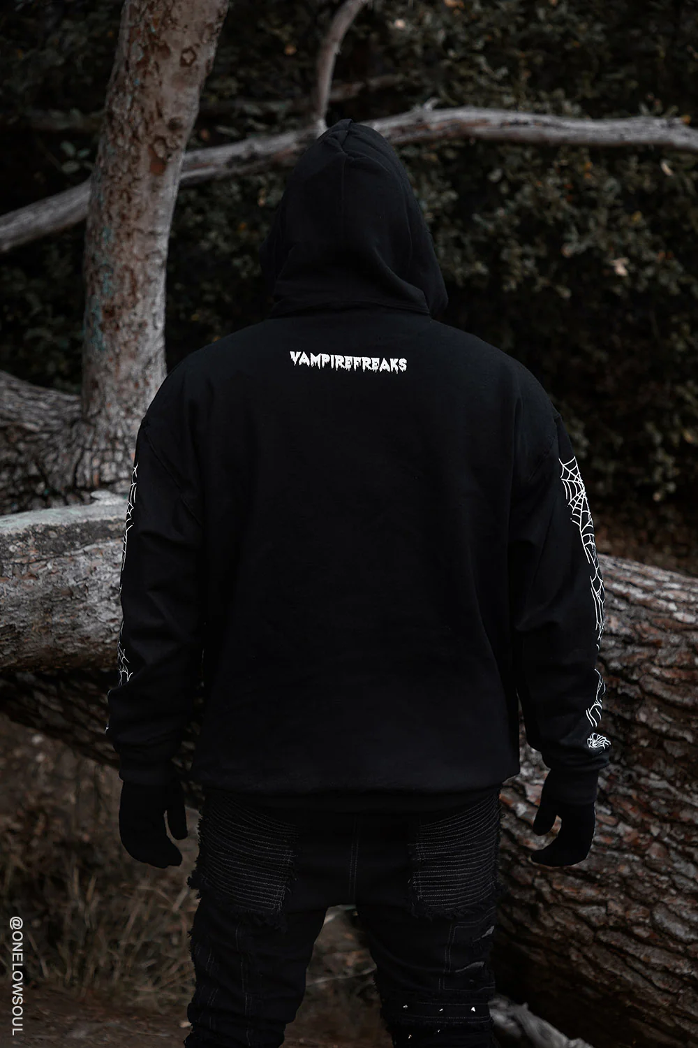 Death Spider Hoodie [Spiderweb Sleeves] - Image 5