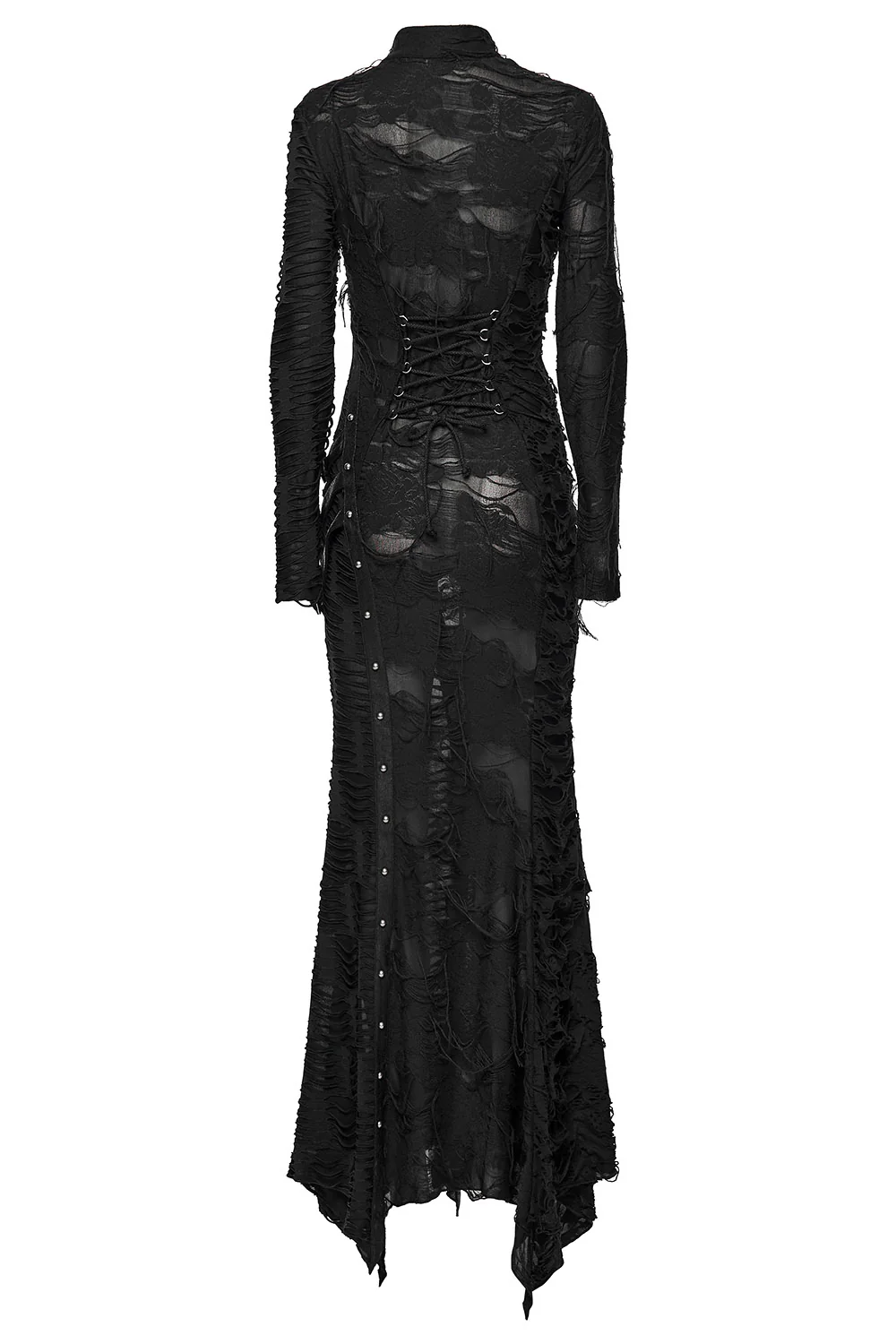 Decay Long Sleeve Distressed Dress - Image 7