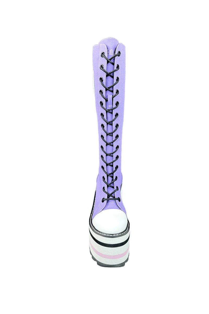 Detention Kuromi Platform Boots [Lavender] - Image 3