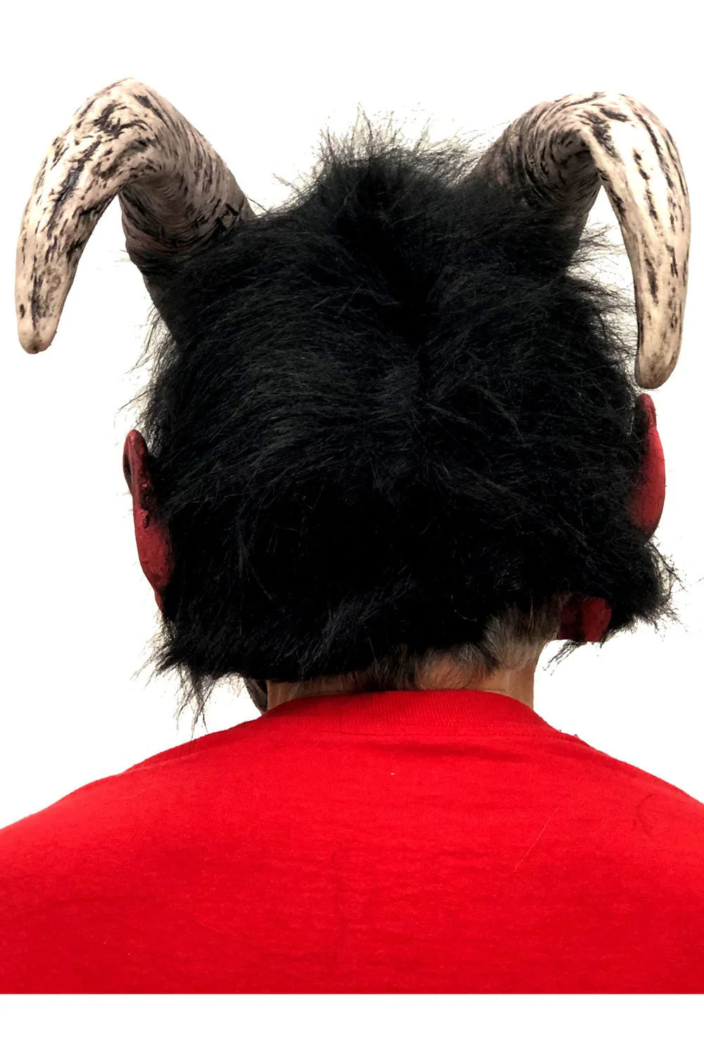 Diablo Red Devil Krampus Latex Mask - Image 4