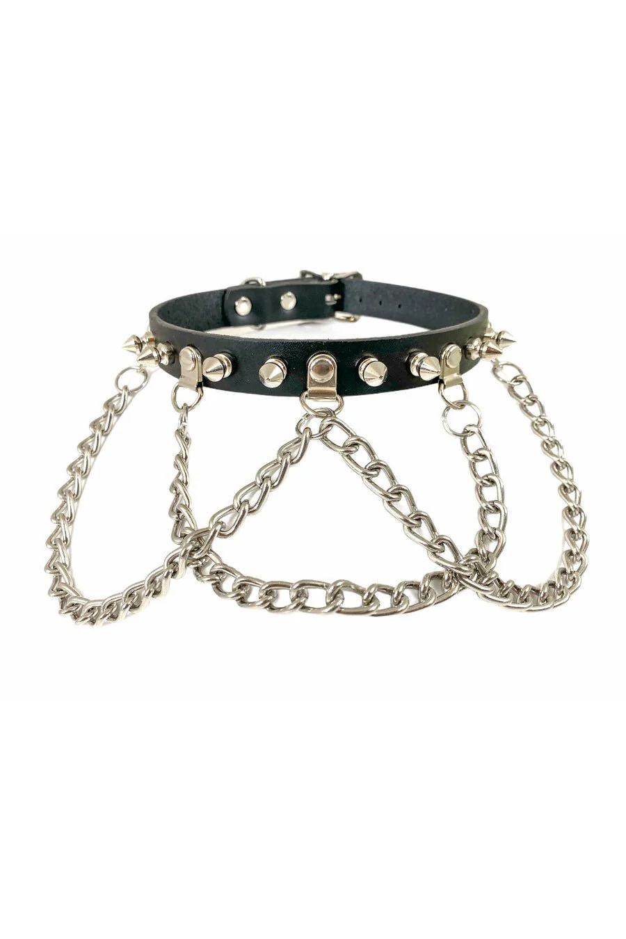 Doomrider Draped Chain Collar - Image 2