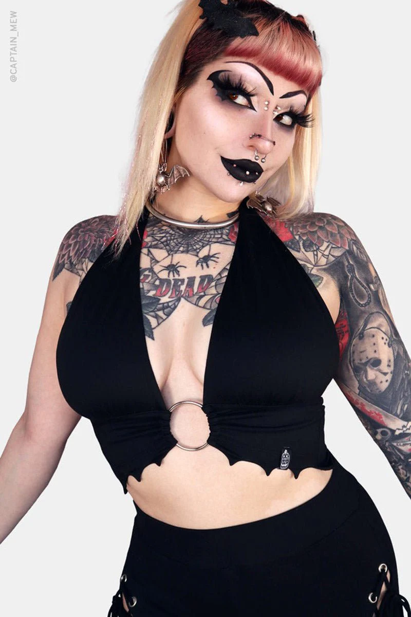 Draculas Daughter O-Ring Halter Top - Image 3