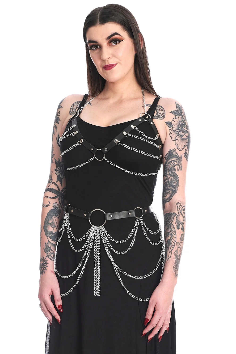 Draped Chains Gothic Belt - Image 2