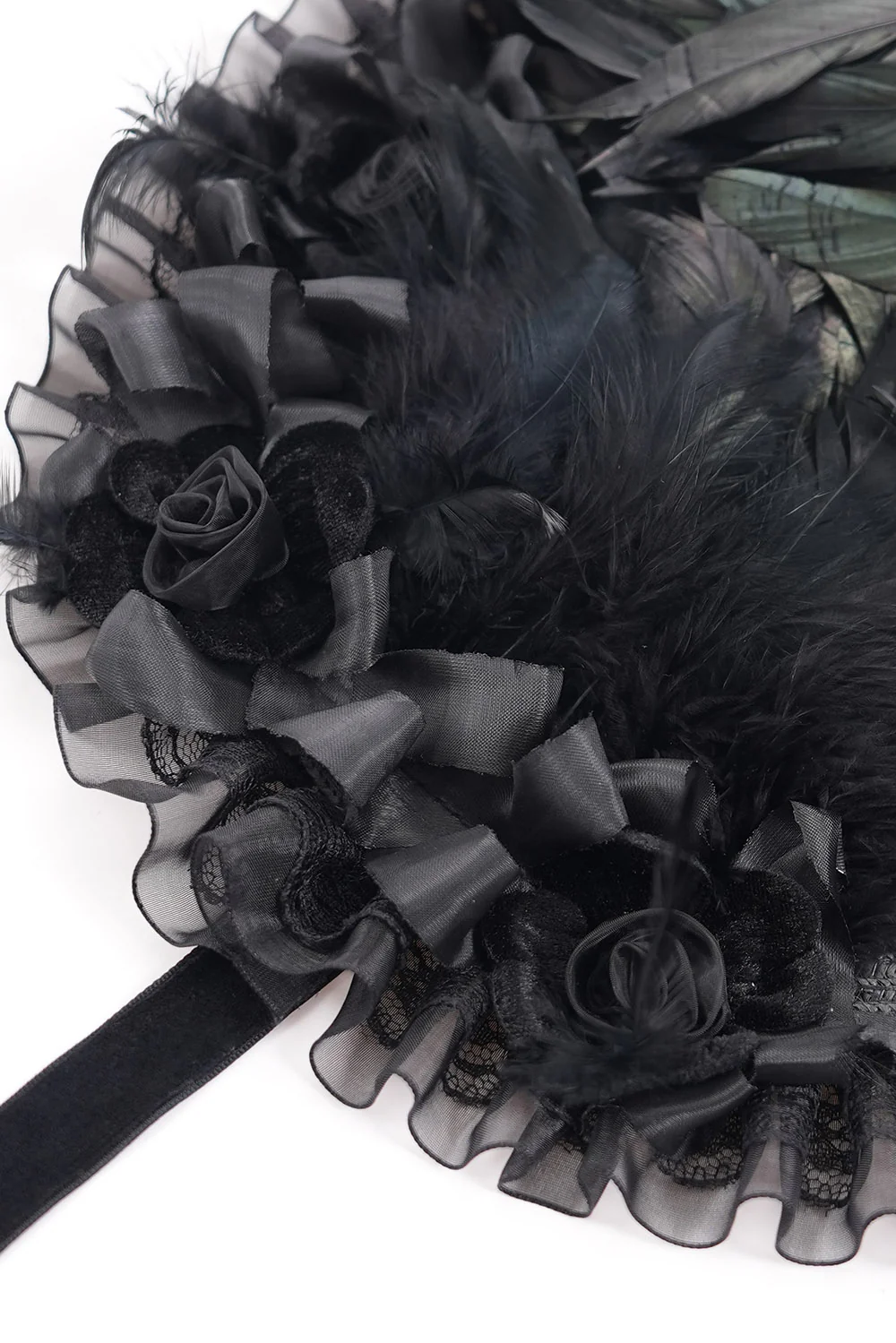Duchess Dread Feathered Hat - Image 11