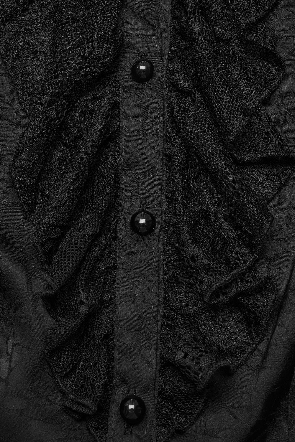 Edwardian Goth Button-Up Blouse - Image 10