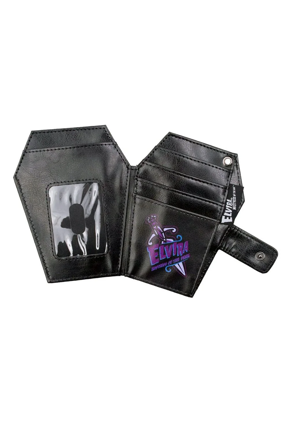 Elvira Coffin Wallet Pumpkin Pin-up - Image 2