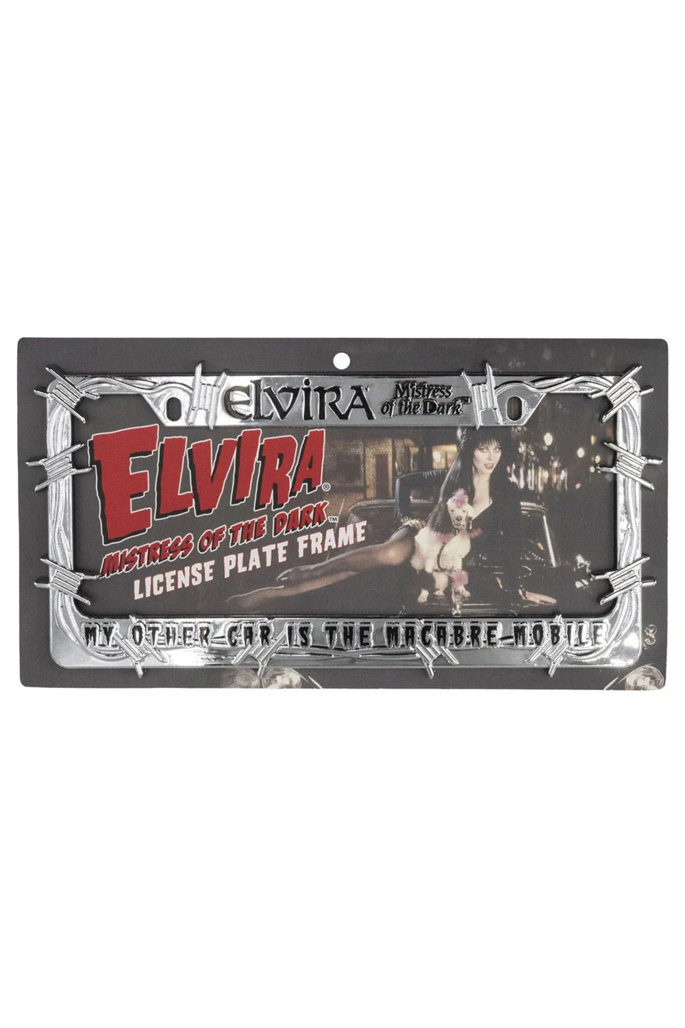 Elvira Macabre Mobile License Plate Frame - Image 2