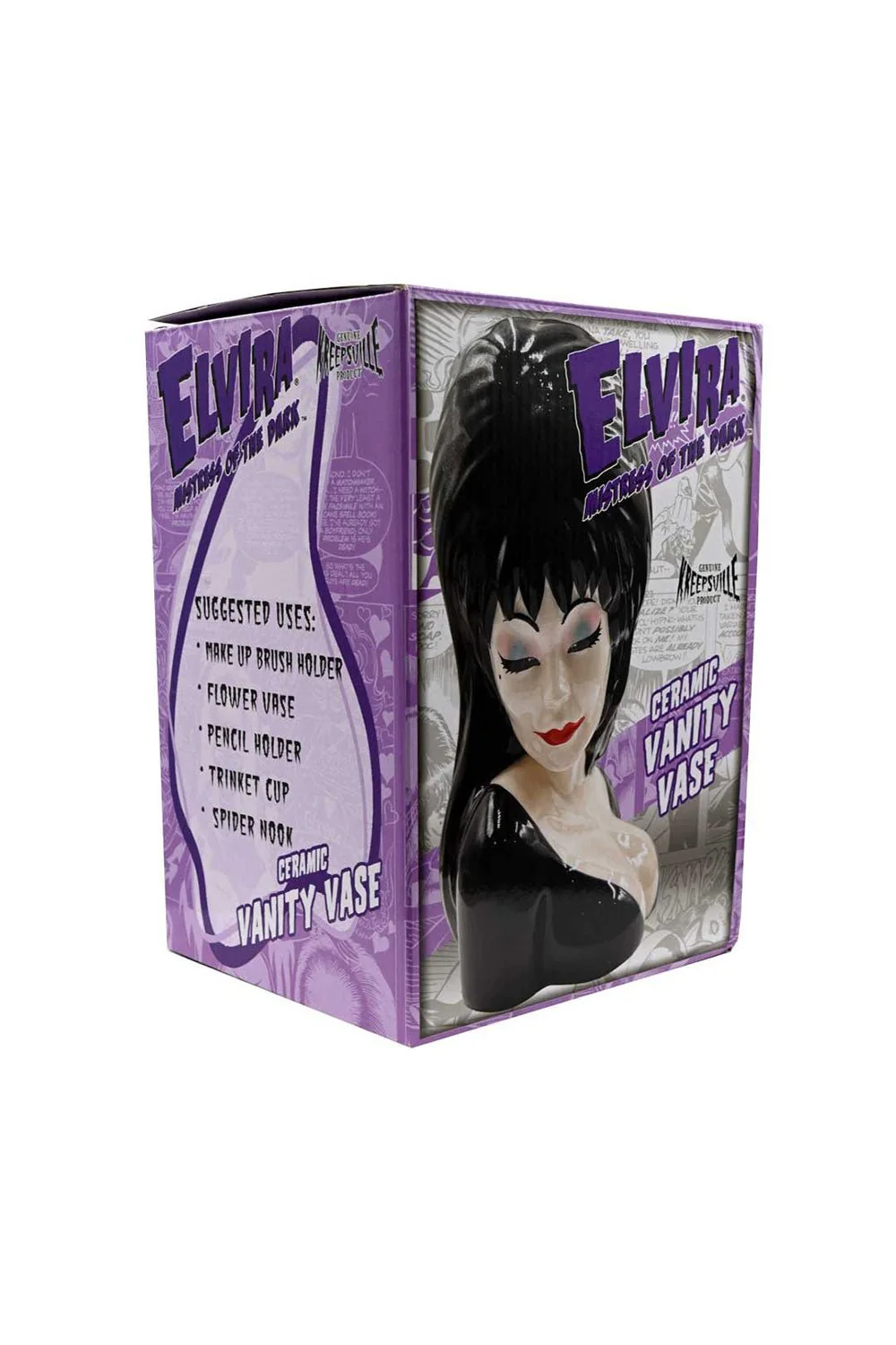Elvira Portrait Ceramic Vase - Image 4
