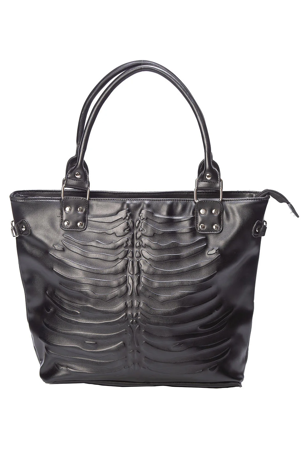 Embossed Skeleton Ribcage Bag