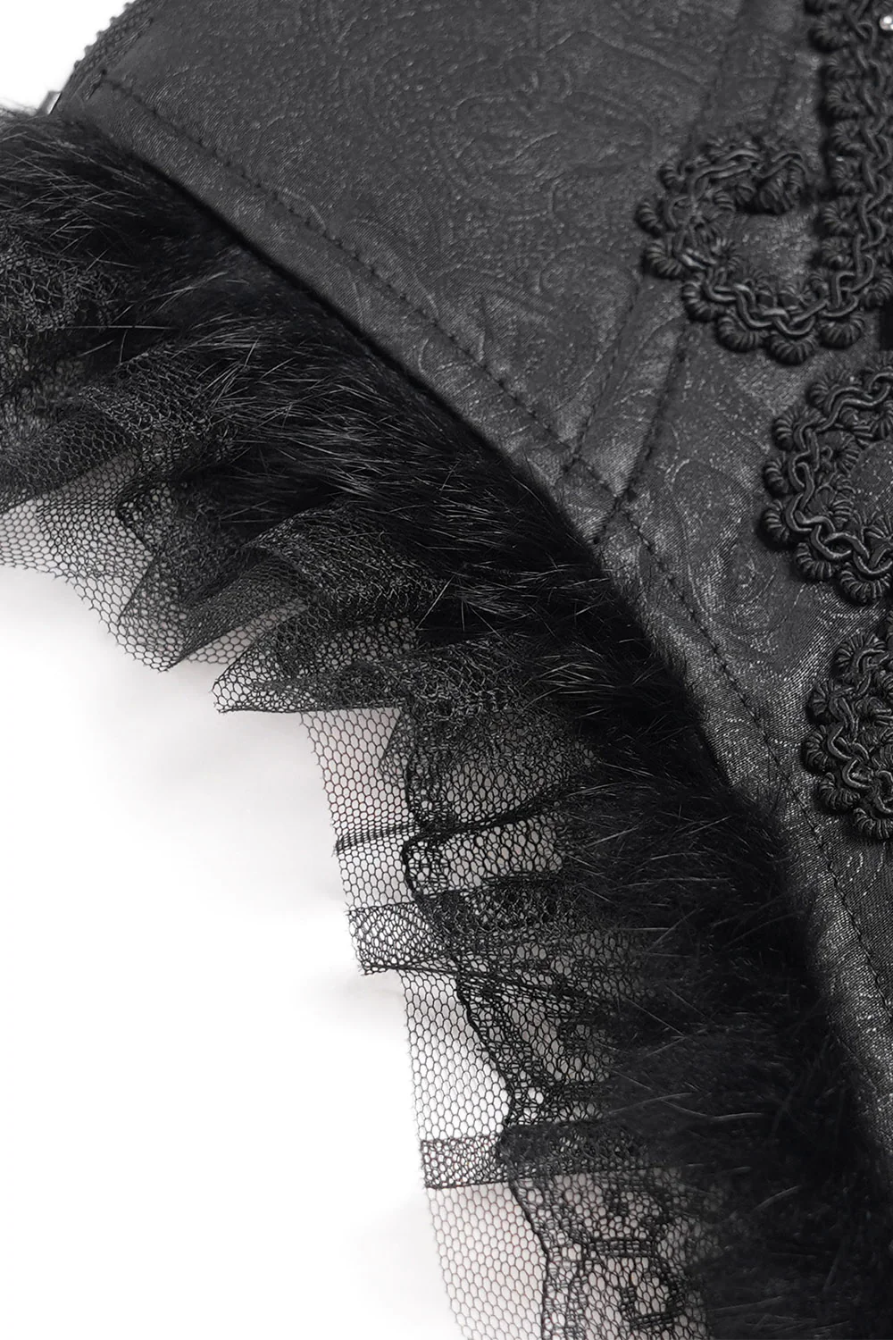 Embroidered Rosary Damask Corset - Image 9