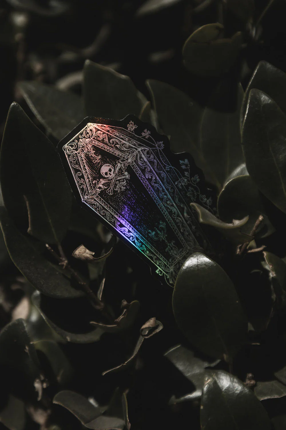 Endless Night Coffin Holographic Sticker - Image 2