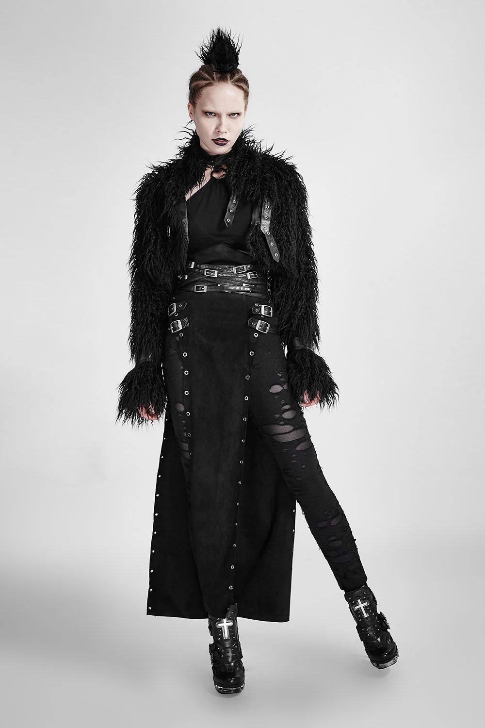 Fae Punk Slit Skirt - Image 9
