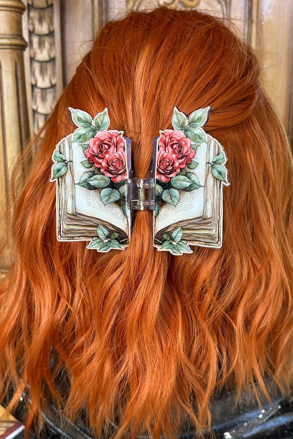 Fairytale Book Butterfly Hair Claw Clip - Image 4