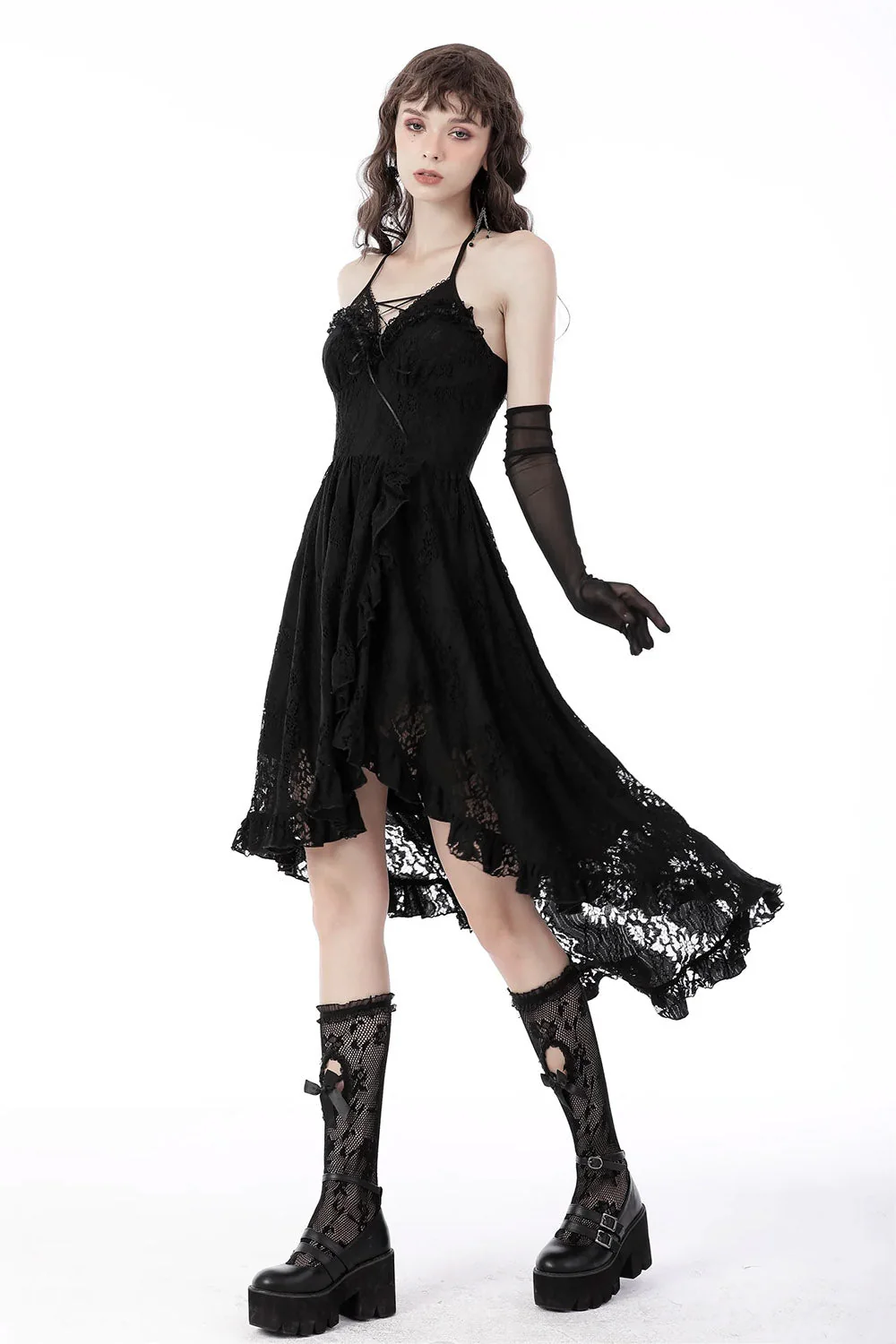Fallen Leaves Lace Dress - Image 2