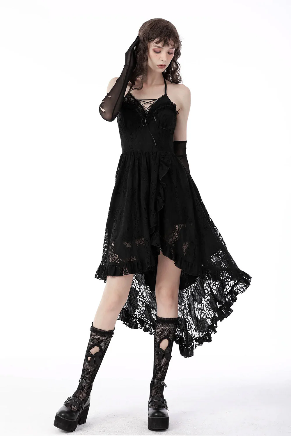 Fallen Leaves Lace Dress - Image 4