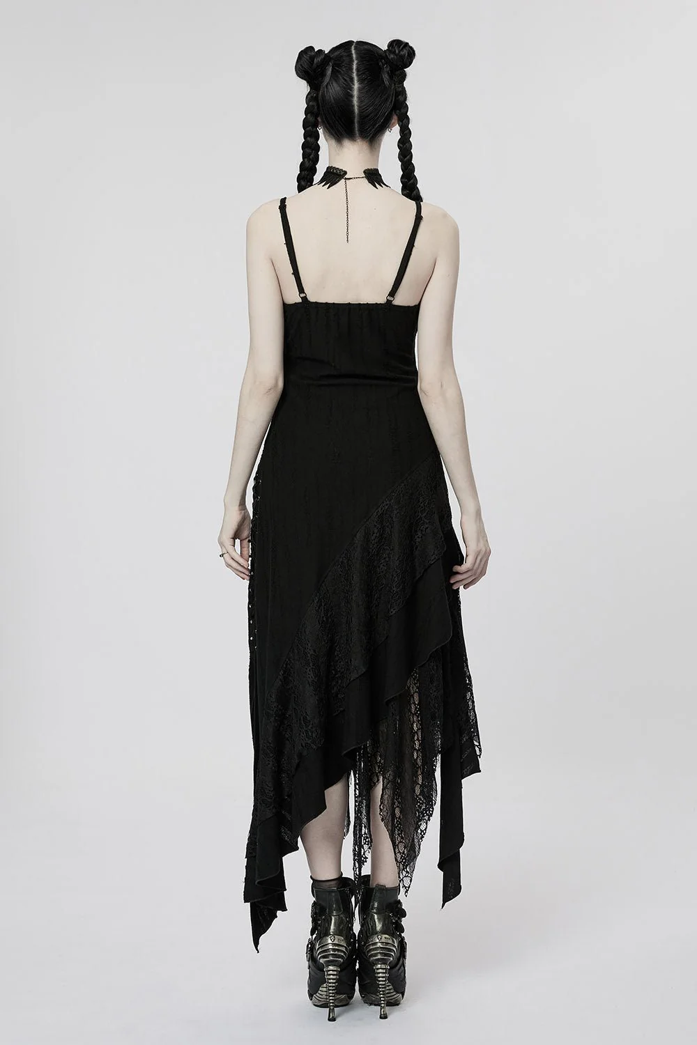 Forest Fae Tattered Maxi Dress - Image 5