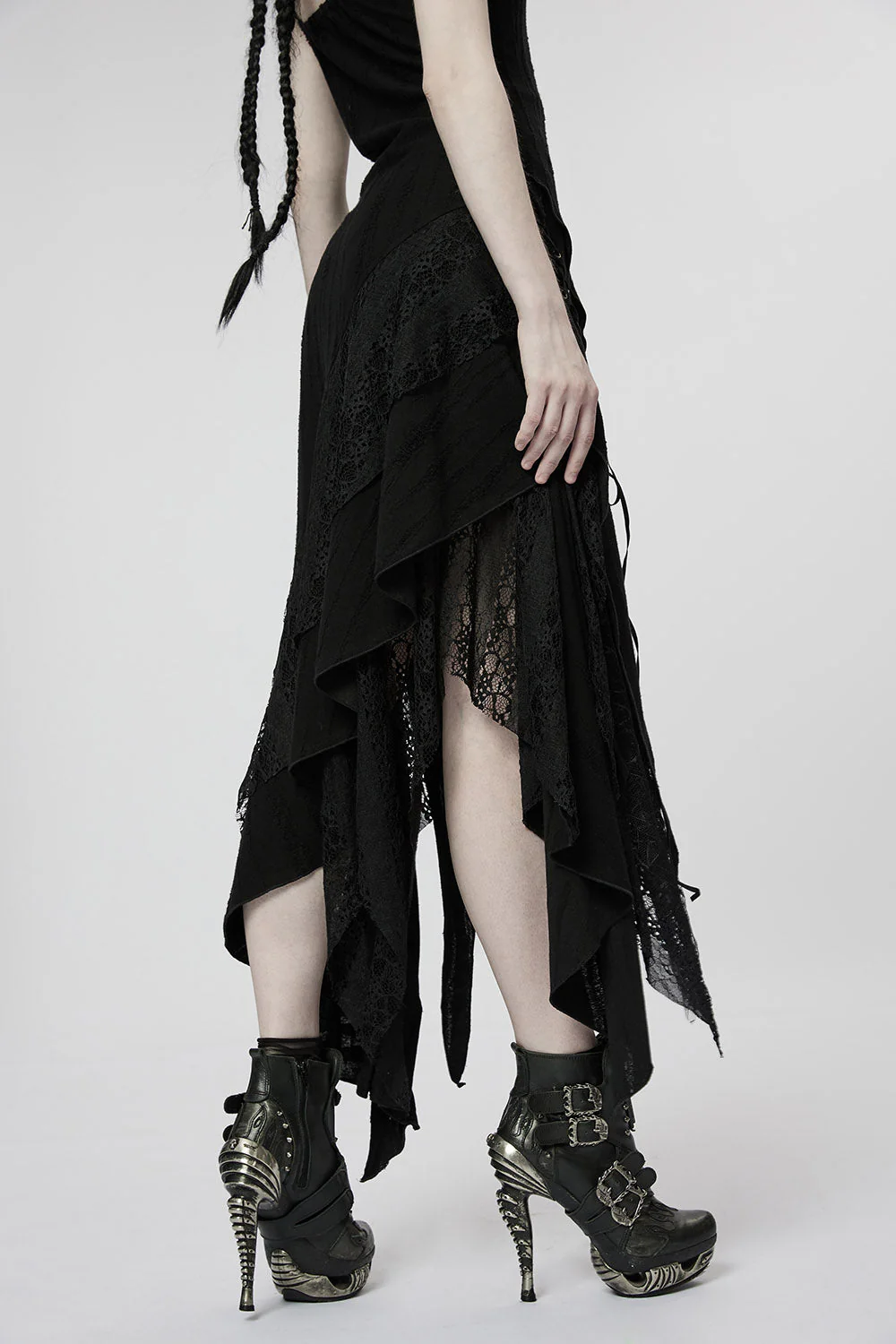 Forest Fae Tattered Maxi Dress - Image 7