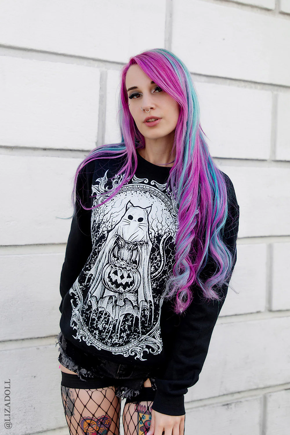 Ghost Kitty Sweatshirt - Image 3