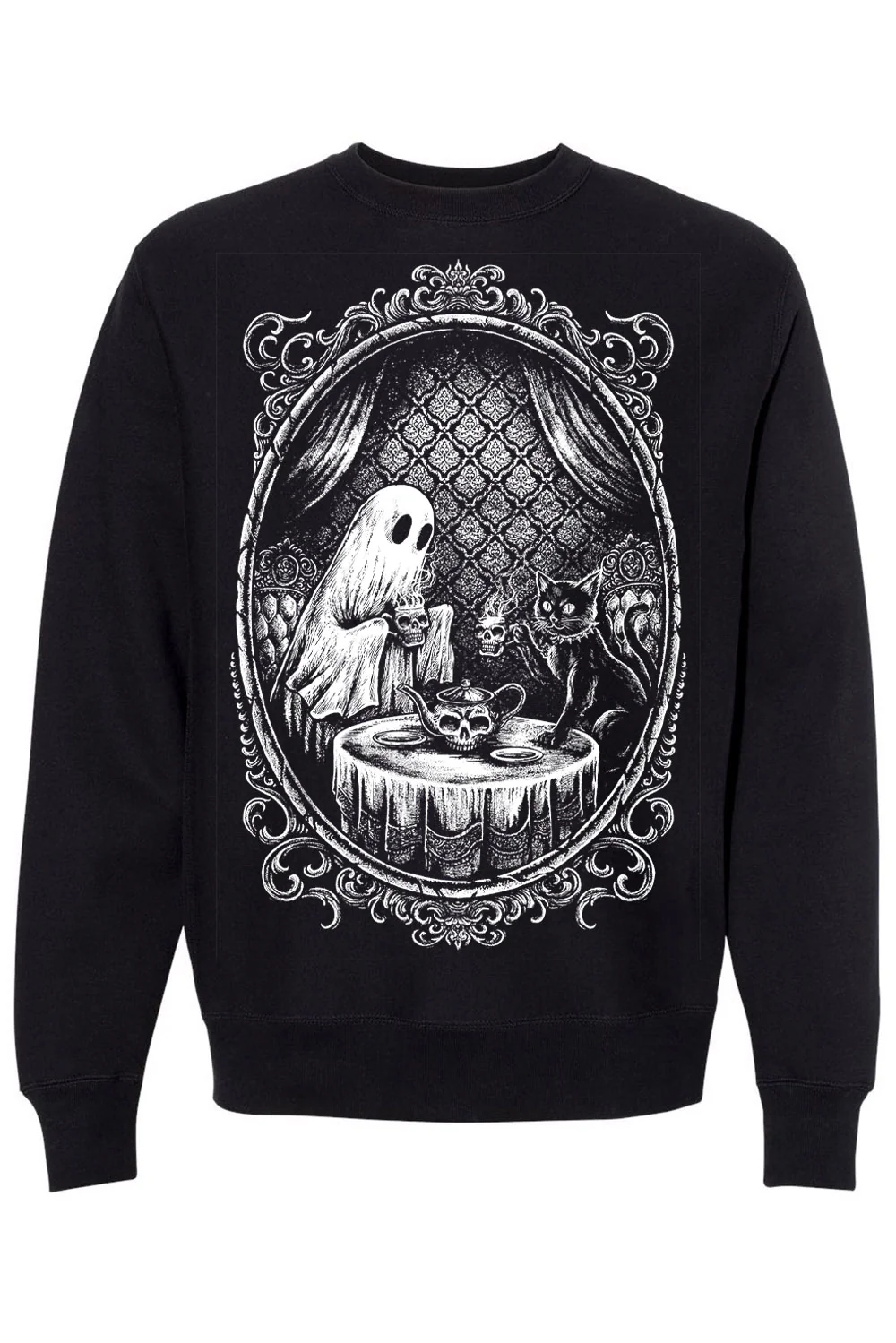 Ghostly Tea Time Sweatshirt - Image 3