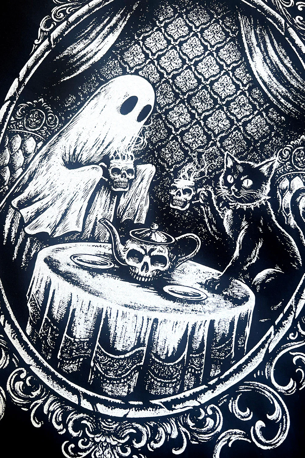 Ghostly Tea Time Sweatshirt - Image 4