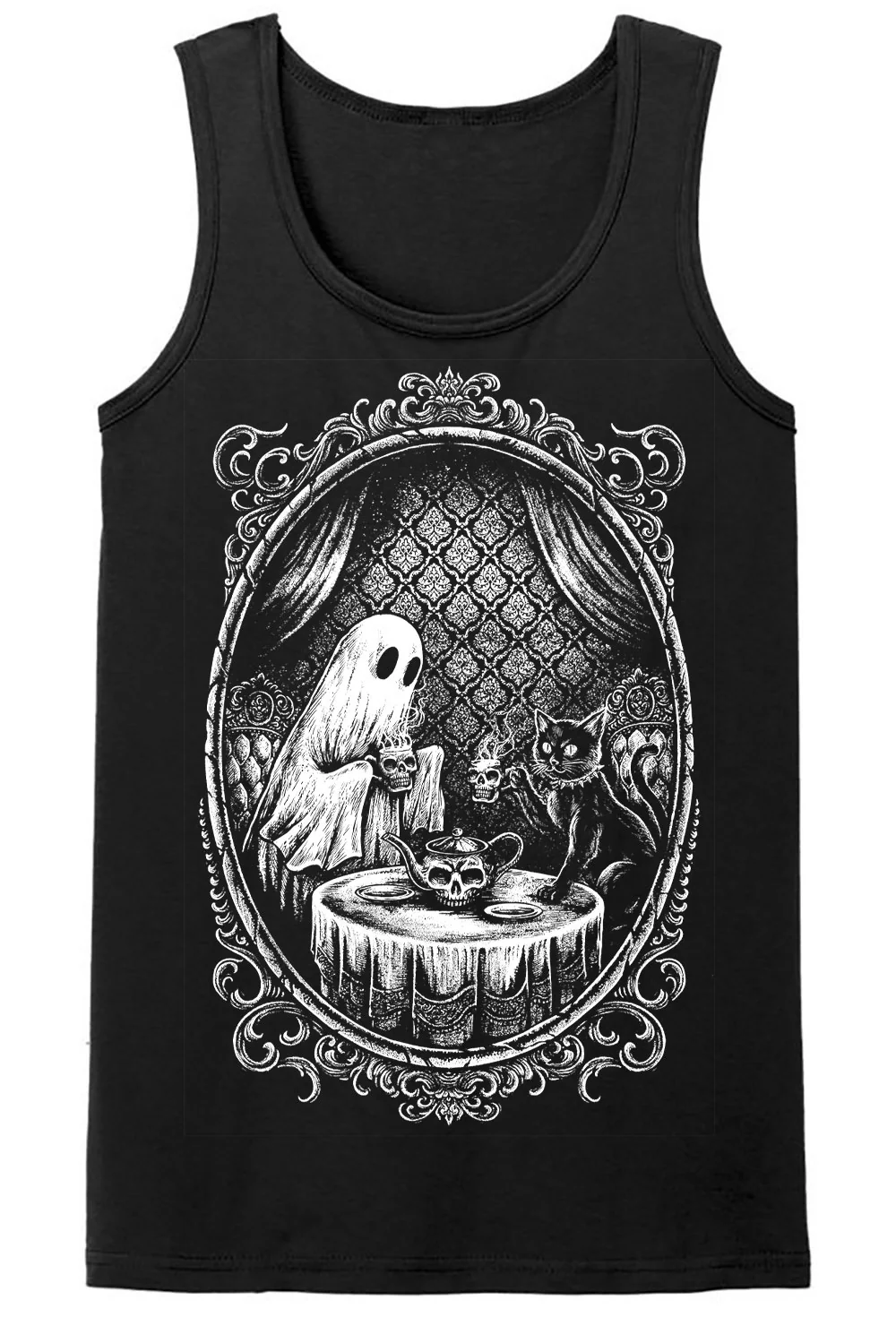 Ghostly Tea Time T-shirt - Image 6