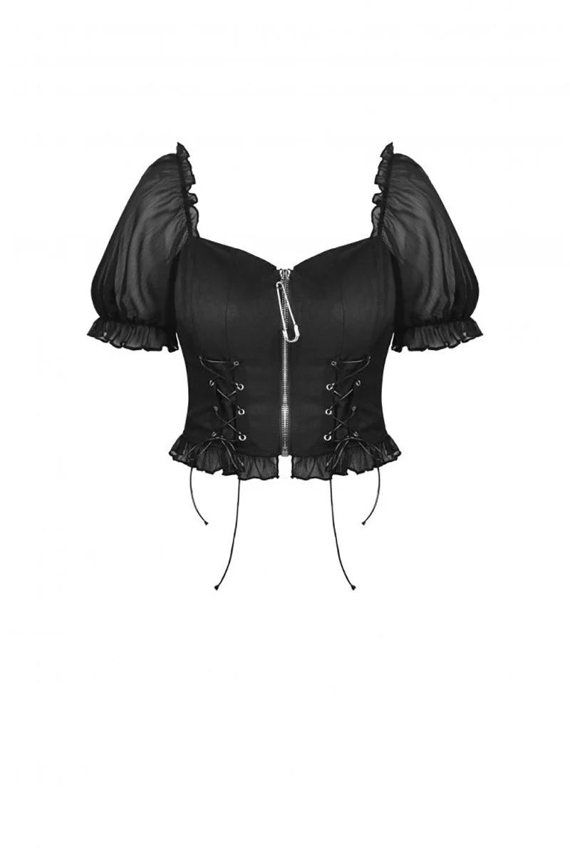 Goth Doll Crop Top - Image 6