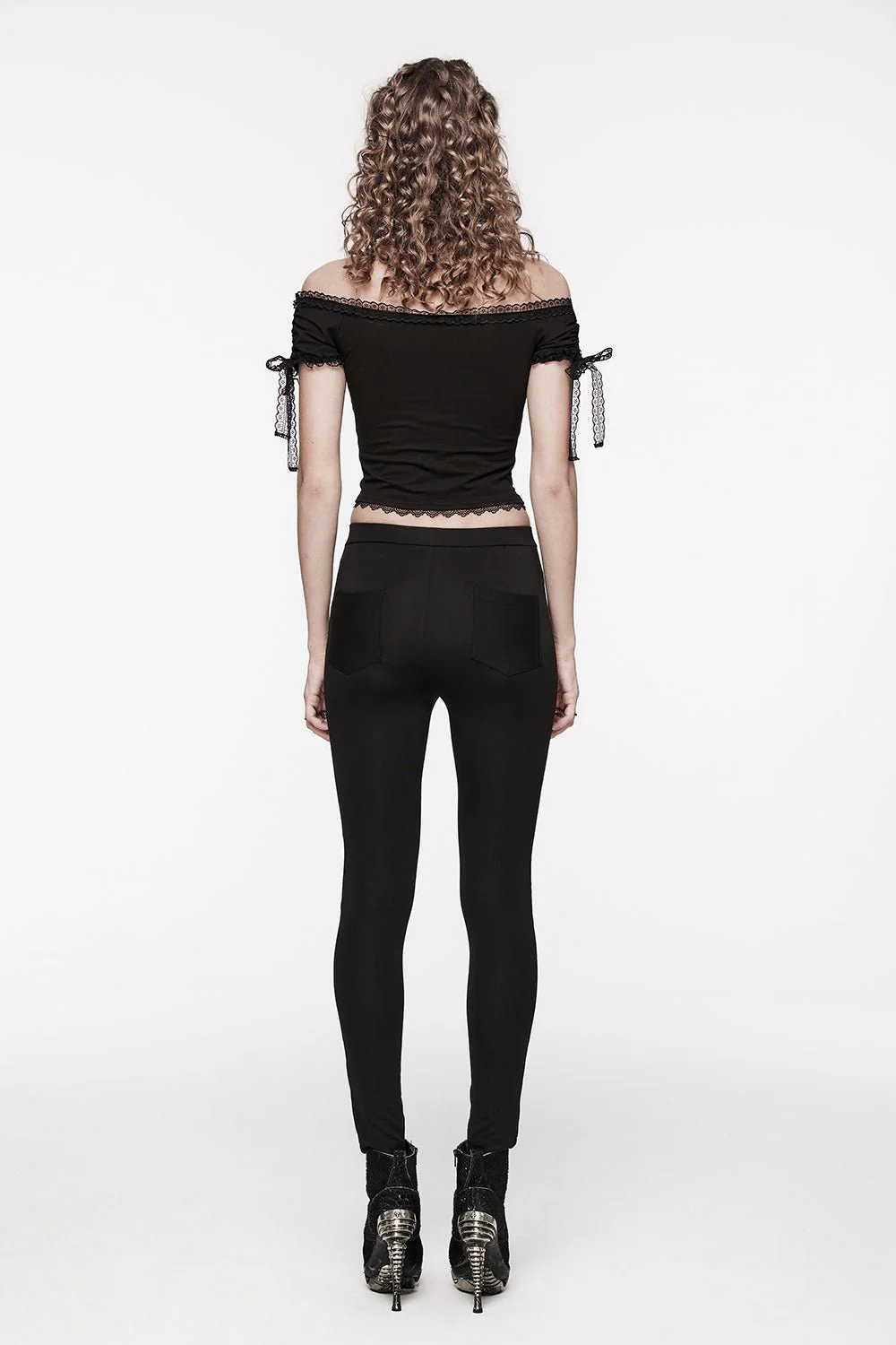 Gothic Batwing Crop Top - Image 5