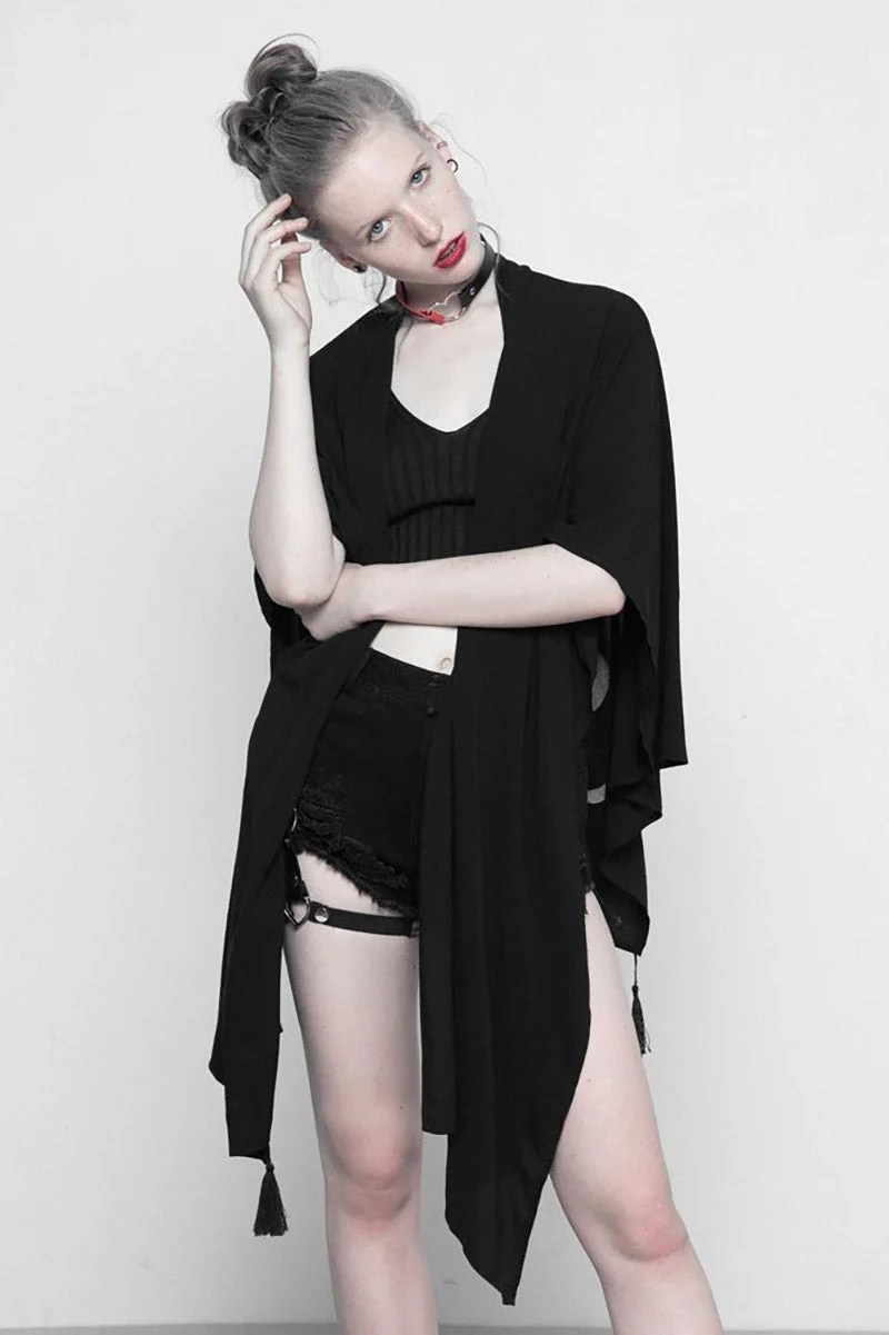 Gothic Goddess Moon Phase Shawl - Image 3