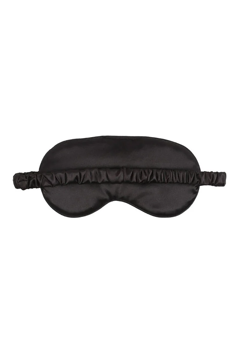 Gothic Rest In Peace Satin Eye Mask - Image 3