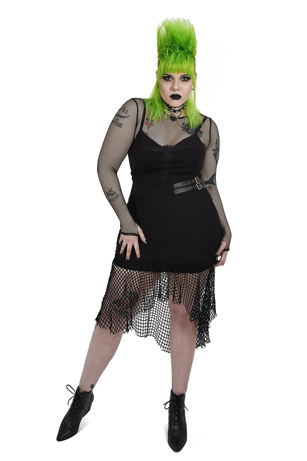 Grave Girl Fishnet Skirt - Image 2
