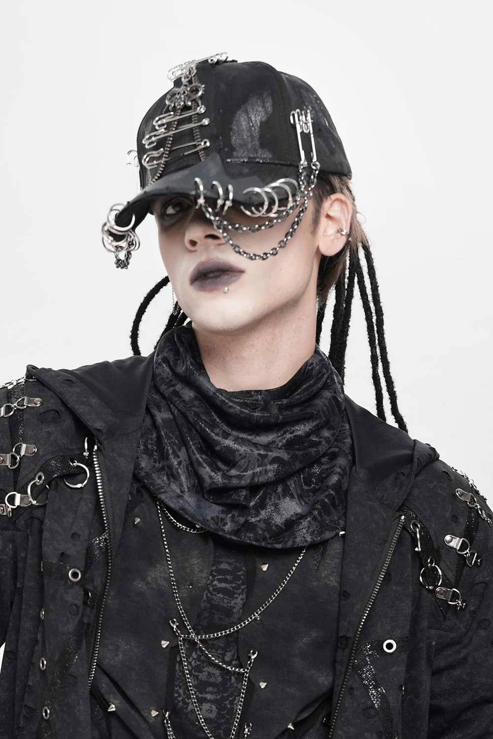 Gravepin Pierced Punk Hat - Image 2
