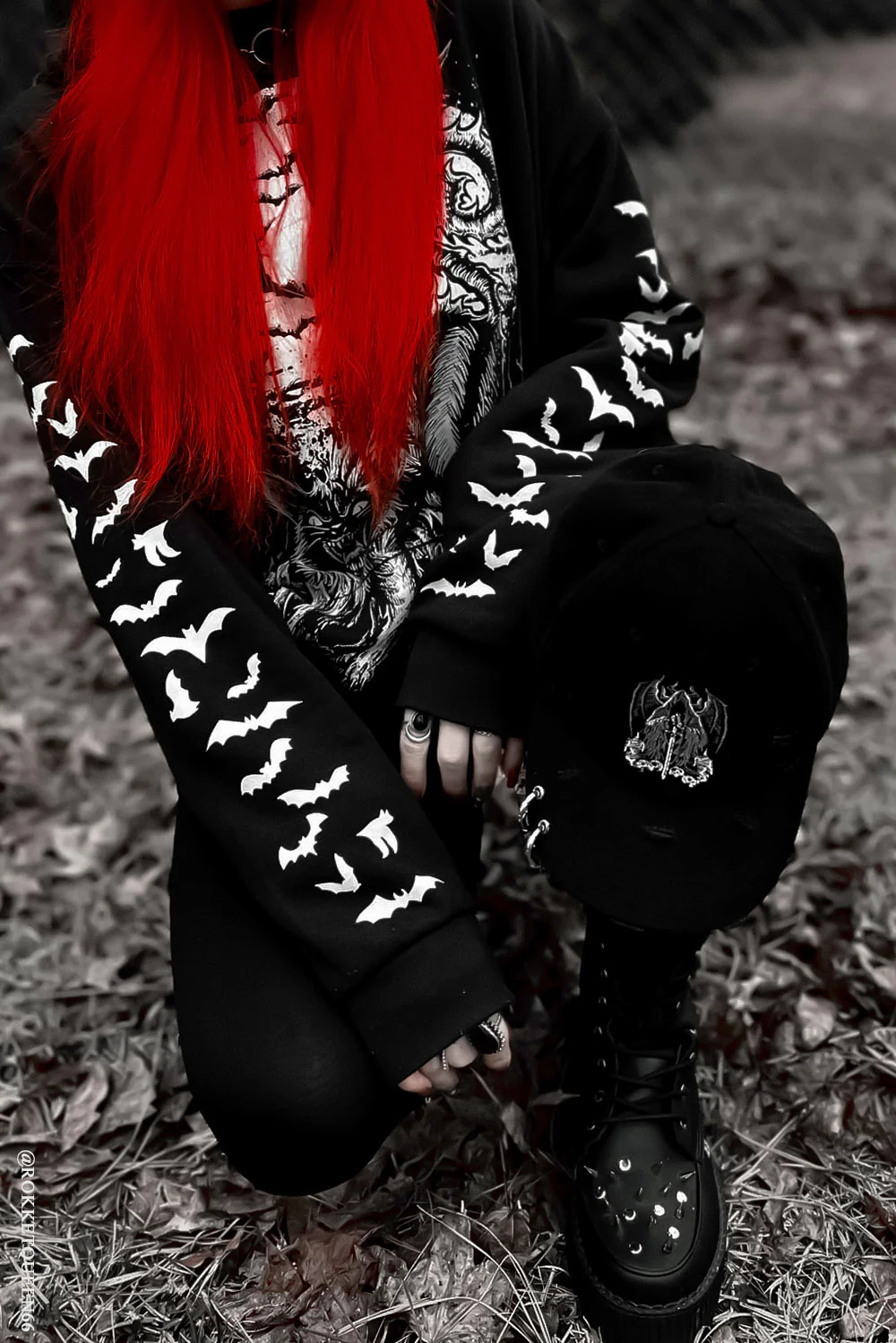 Angel of Death Pierced Baseball Cap - Image 11